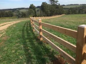 custom timber fence by barlings woodwork